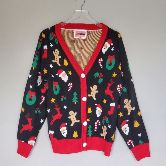 Tipsy Elves Cookie Cutter Women's Ugly Christmas Sweater Size XL - Picture 8 of 9